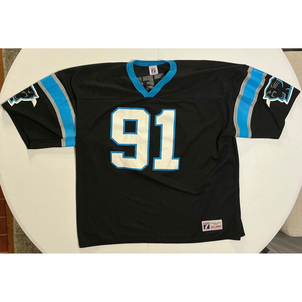 VTG 90s Carolina Panthers NFL Football Jersey Kevin‎ Greene #91 Logo 7 USA